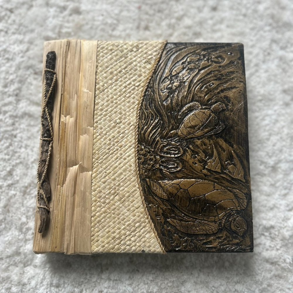Handcrafted Turtle Photo Book
